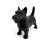 These vintage cast iron Scottish Terrier dog doorstops with heavily textured finish were primarily produced by Hubley...