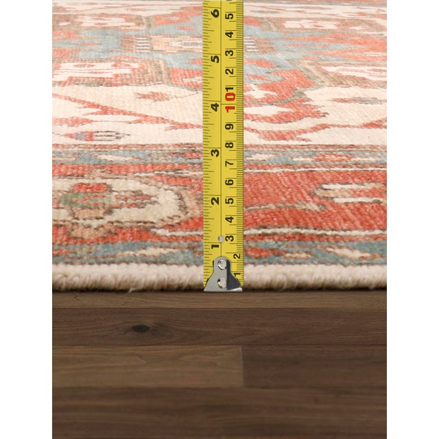 2020s Pasargad Home Serapi Ivory Wool Area Rug- 9'10'' X 14' 1'' For Sale - Image 5 of 6