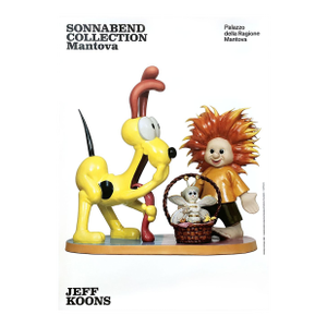 Jeff Koons Wild Boy and Puppy Poster Sonnabend Collection