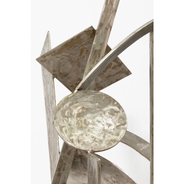 Robert Hansen Large Abstract Stainless Steel Floor Sculpture For Sale In Detroit - Image 6 of 6