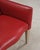 Pair of Italian Art Deco Style Red Leather Lounge Armchairs For Sale - Image 9 of 18