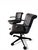 Vintage Sapper Office Chairs in Black Leather on Glides by Richard Sapper for Knoll, 1979, Set of 2 For Sale - Image 13 of 14