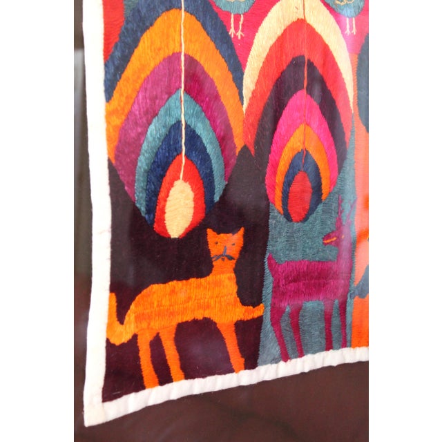 Rare Framed Maya Paya Ceremonial Textile – Patzún, Guatemala For Sale In Naples, FL - Image 6 of 10