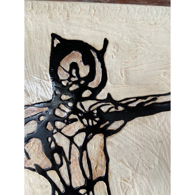 Brown Pair of Vintage Modern Nude Figure Paintings For Sale - Image 8 of 11