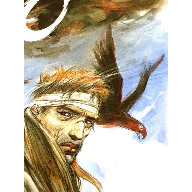 Early 21st Century Enki Bilal - Gaze - Original Lithograph 2012 For Sale - Image 5 of 6