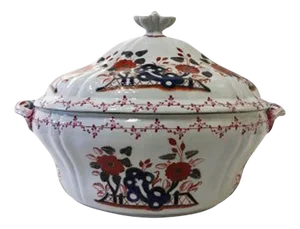 Mid-18th Century Porcelain Soup Bowl by Richard Ginori