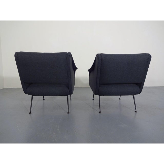 Metal Mid-Century Italian Armchair, 1950s For Sale - Image 7 of 10