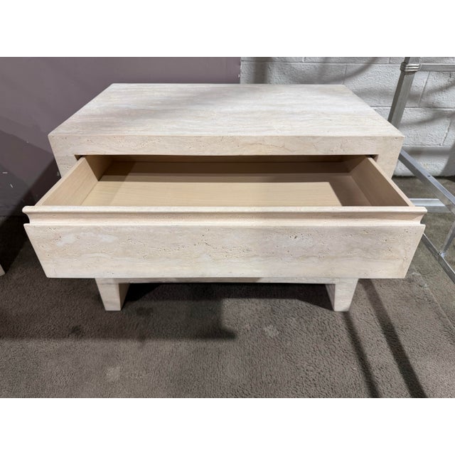 2020s Restoration Hardware Single Drawer "Wyath" Nightstand For Sale - Image 5 of 5