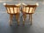 Mid 20th Century 1960s Solid Wood Swivel Captain’s Bar Stools Set of 2 For Sale - Image 5 of 6