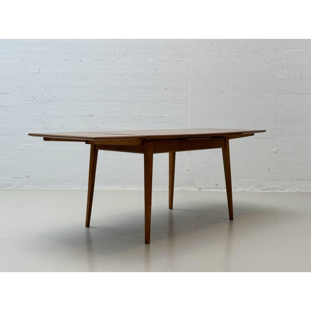Extendable Dining Table in Cherry Wood from Willisau, Switzerland, 1960s For Sale - Image 11 of 17