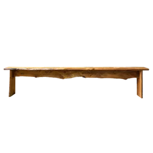 Late 20th Century Modernist Pine Chalet Bench