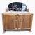 Arts & Crafts Oak Dresser or Sideboard with Mirror For Sale - Image 4 of 9