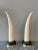 Tessellated Marble Faux Tusks, 1980s, Set of 2 For Sale - Image 6 of 9