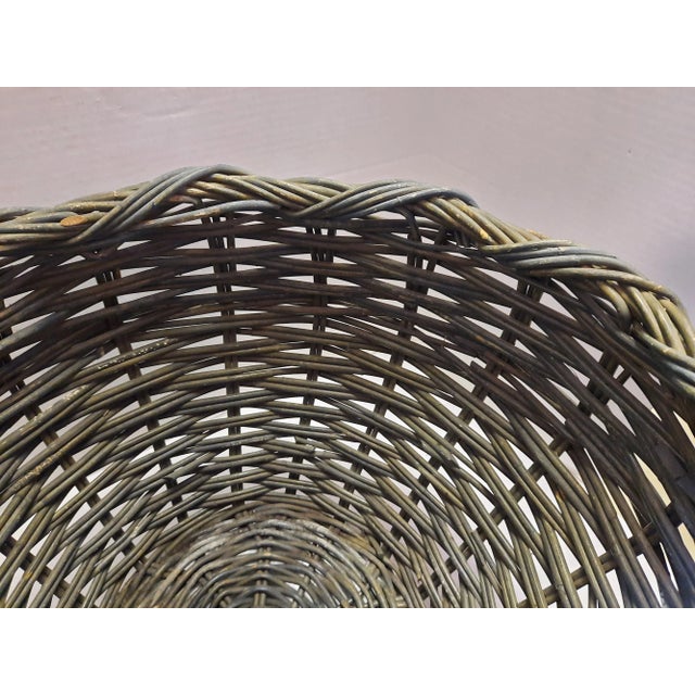 Vintage French Market Basket For Sale In New York - Image 6 of 7