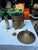 Vintage Footed Pierced Brass Coal Scuttle Bucket and Tall Duck Matchstick Holder For Sale - Image 11 of 12