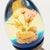 Lucite Egg on Brass Stand For Sale - Image 4 of 6