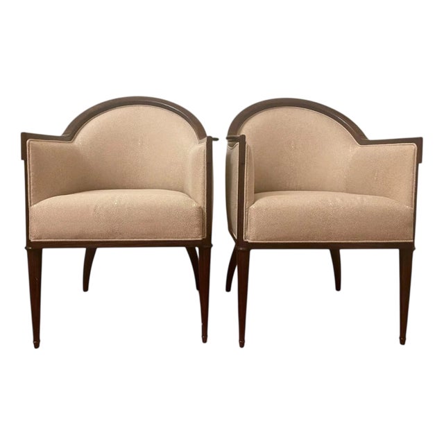 Vintage French Side Chairs by Jean-Rémy Couradette, 2000, Set of 2 For Sale