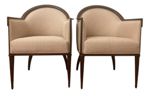 Vintage French Side Chairs by Jean-Rémy Couradette, 2000, Set of 2