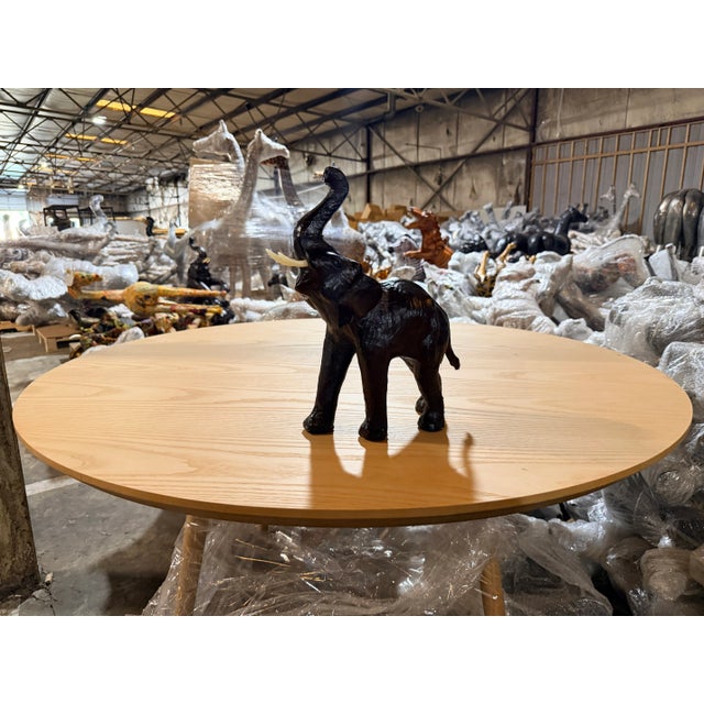 Leather Elephant 12”x16” Animals Lovers For Sale - Image 9 of 10