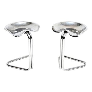 Vintage Tractor Stools by Rodney Kinsman for OMK, 1960s, Set of 2 For Sale