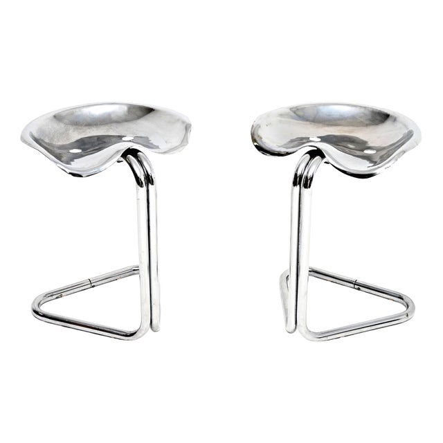 Vintage Tractor Stools by Rodney Kinsman for OMK, 1960s, Set of 2 For Sale