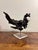 Vintage Natural Burl Wood Abstract Dragon Sculpture on Lucite Base, Coastal Modern For Sale - Image 9 of 9