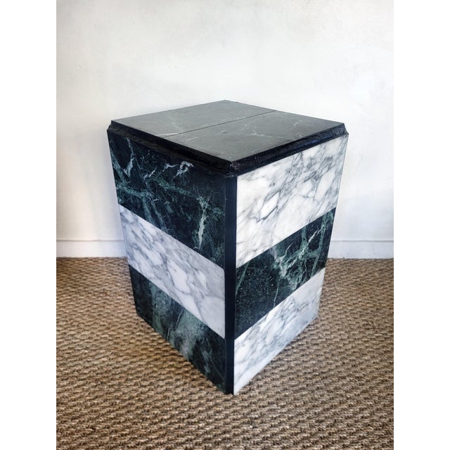 Vintage Marble Side Table, 2010s For Sale - Image 4 of 4