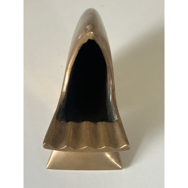 Metal Vintage Bronze Fish Ashtray, 1970s For Sale - Image 7 of 13