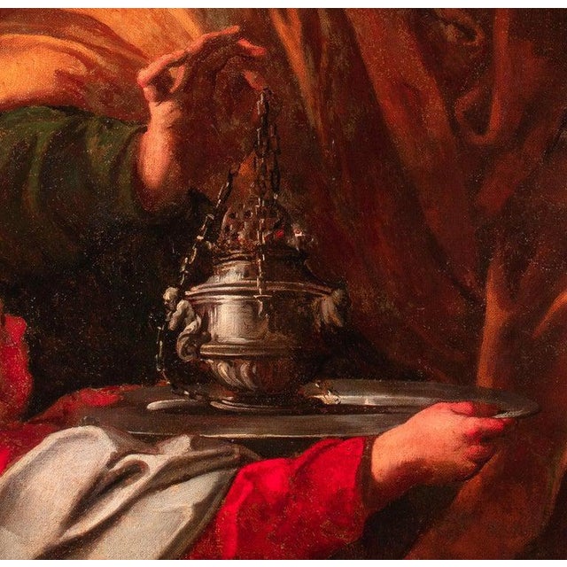 Filippo Abbiati, Figurative Scene, 1600s-1700s, Oil Painting For Sale - Image 3 of 6
