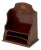 Asprey Satinwood Inlaid Mahogany Letter Rack For Sale