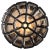 Iron Round Limburg Flush Mount, 1970s For Sale