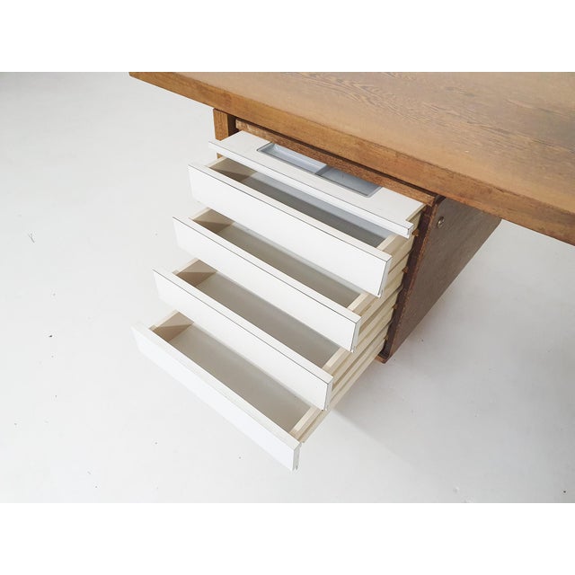Large Wenge Desk attributed to 't Spectrum, Netherlands, 1960s For Sale - Image 16 of 18