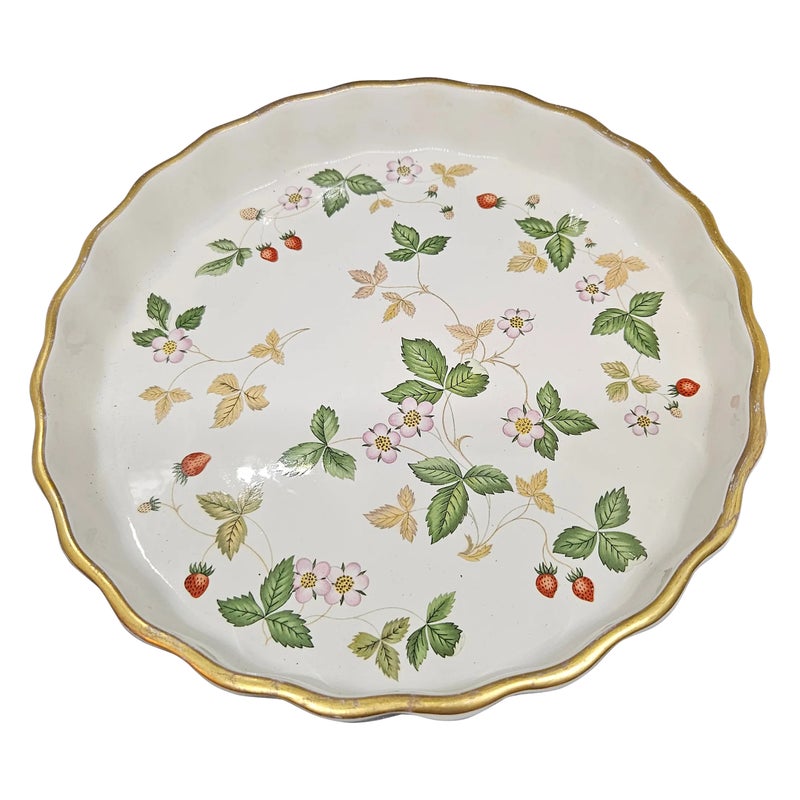 Wedgwood Wild Strawberry Flan Or Pie Dish By Wedgwood