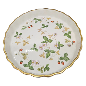 Wedgwood Wild Strawberry Flan or Pie Dish by Wedgwood