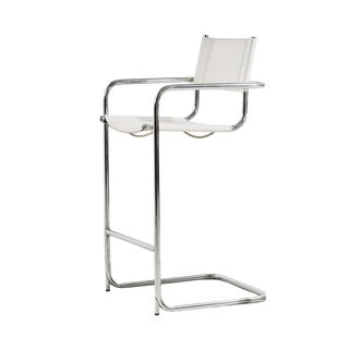 Bauhaus Tubular Bar Stool, 1980s For Sale