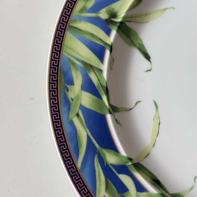 Postmodern Jungle Salad Plate by Versace for Rosenthal, 1990s For Sale - Image 3 of 6