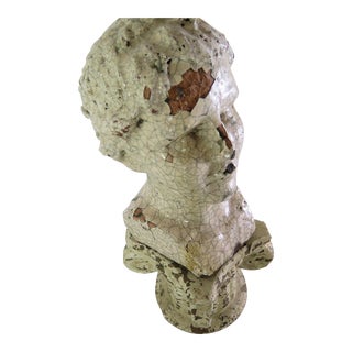 1870s Bust Sculpture of Ladies Head For Sale
