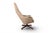 Adrian Pearsall Mid 20th Century Attributed to Adrian Pearsall Highback Swivel Lounge Chair For Sale - Image 4 of 9