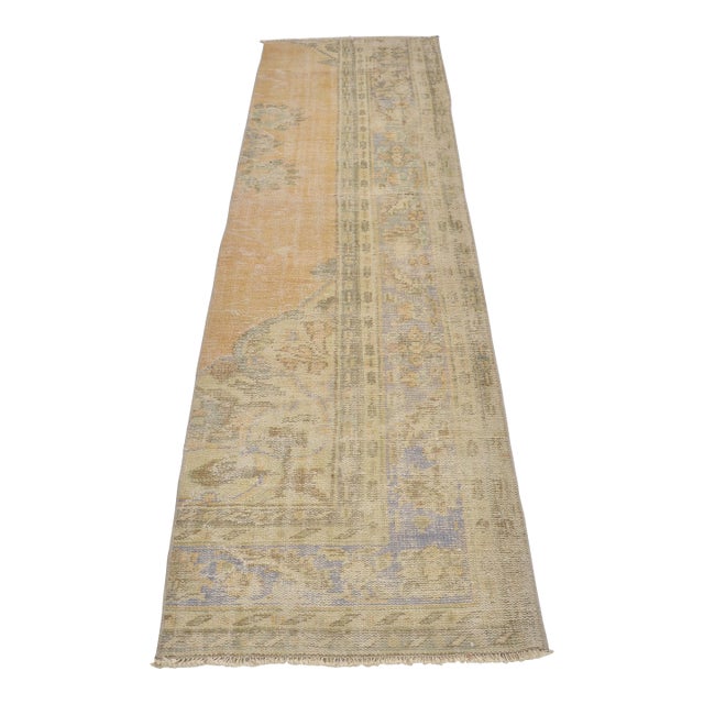 Vintage Anatolian Hallway Runner Rug For Sale
