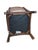 Wood Stickley Mission Collection Oak & Velvet Bow Arm Lounge Chair (Model 89-2590) For Sale - Image 7 of 16