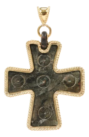 A Delicate Byzantine Cross Pendant