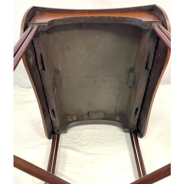 Early 1900's Federal Style Pembroke Drop Leaf Table For Sale - Image 11 of 12