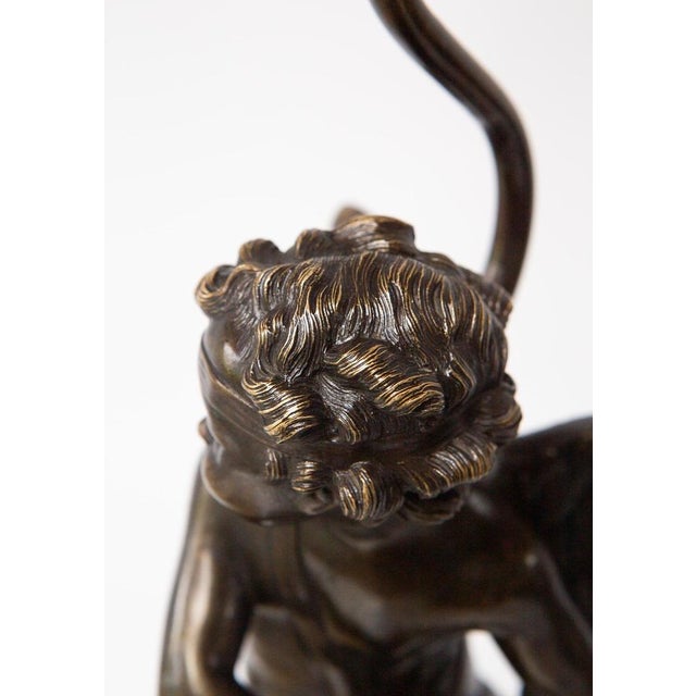 Large Table Lamp in Bronze, 1970s For Sale - Image 3 of 14