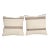 Striped Organic Hemp Kilim Pillow Cover - a Pair For Sale