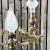 Early 19th Century C1810-20 Antique British Georgian Regency Bronze/ Cut Glass Pegasus Winged Horse Candelabra For Sale - Image 5 of 13