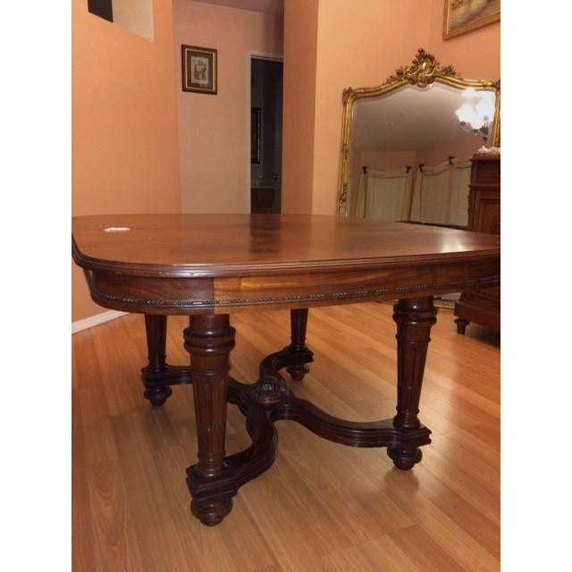 1920s 1 Antique Dinner Table and 4 Chairs - Set of 5 For Sale - Image 9 of 18