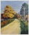 Rustic Late 20th Century Impressionist Country Road Landscape Painting For Sale - Image 3 of 3