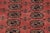 1990s Rustic Bokhara Peach/Black Hand Knotted Wool Rug For Sale - Image 5 of 9