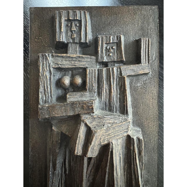 1970s Percz János, Cubist Sculpture in Bronze For Sale - Image 5 of 8