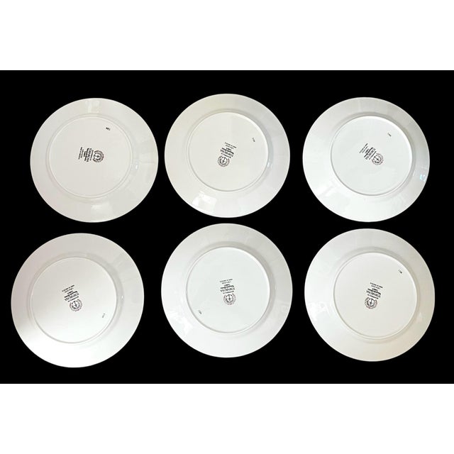 Rare Gustavsberg Törnrosa (Sleeping Beauty), Dinner Plates by Margareta Henn. Set of 10 For Sale In San Francisco - Image 6 of 7